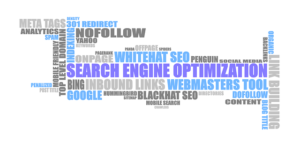 Search engine optimization word cloud 