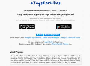 Tags for likes Instagram most popular 30 hashtags
