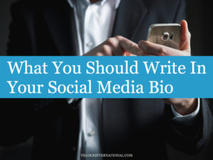 What You Should Write In Your Social Media Bio