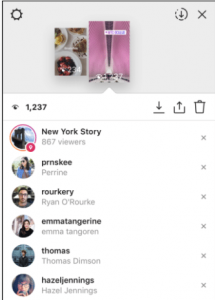Instagram Stories views