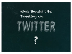 What Should I Be Tweeting on Twitter?