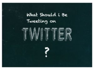 What Should I Be Tweeting on Twitter?