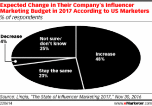 Influencer marketing statistics