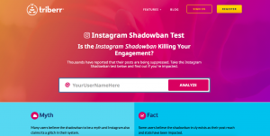 Instagram shadowban test