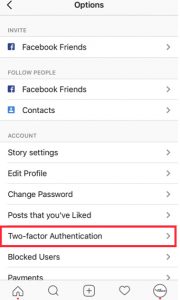 How to activate two-factor authentication on Instagram