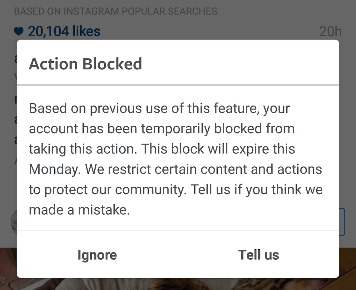 blocked for following on instagram prevwhy do people follow then unfollow - if you follow and then unfollow on instagram