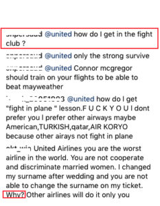 Bad customer service social media united airlines