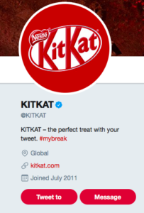 Kitkat social media marketing