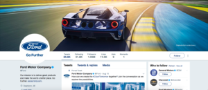 Ford twitter account