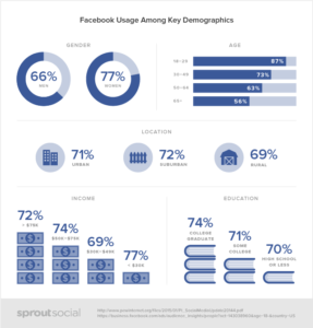 Generate More Sales on Social Media Using These 5 Tricks Facebook usage among key demographics Facebook user Demographics