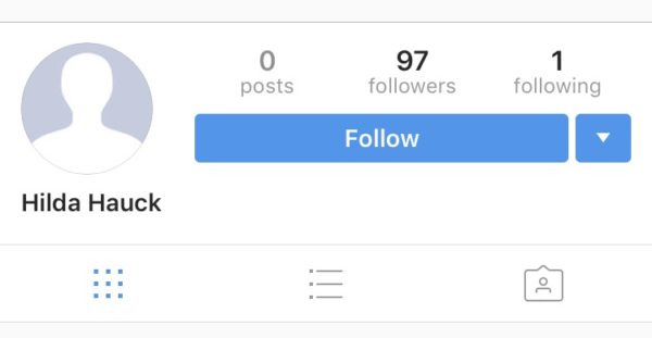 Fake Instagram account
