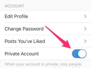 Set Instagram Private how to