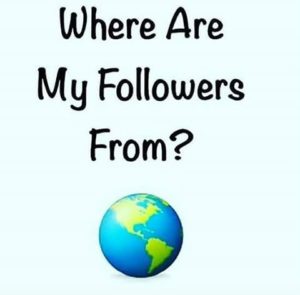 Where are my followers from