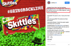 Skittles social media marketing strategy