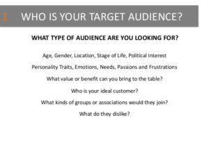 Who is your target audience?