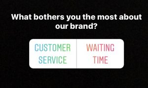 Customer service instagram social media Instagram stories polls