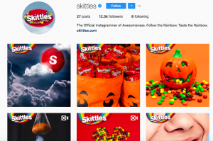 Skittles social media marketing