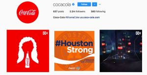 Coca-Cola Instagram social media marketing