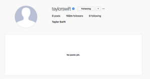 Taylor Swift Instagram archives strategy