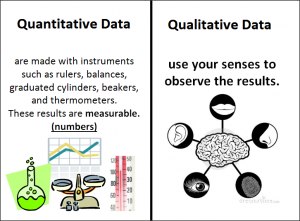 Quantitative qualitative goals and data