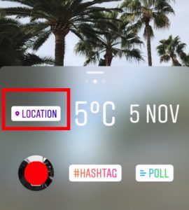 Geolocation Instagram Stories