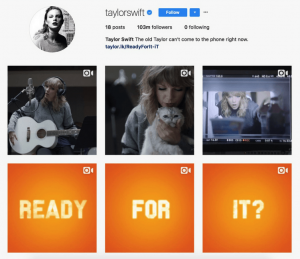 Taylor Swift instagram archives