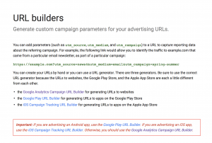 Google URL page builder