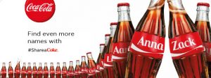 Coca-Cola share a coke