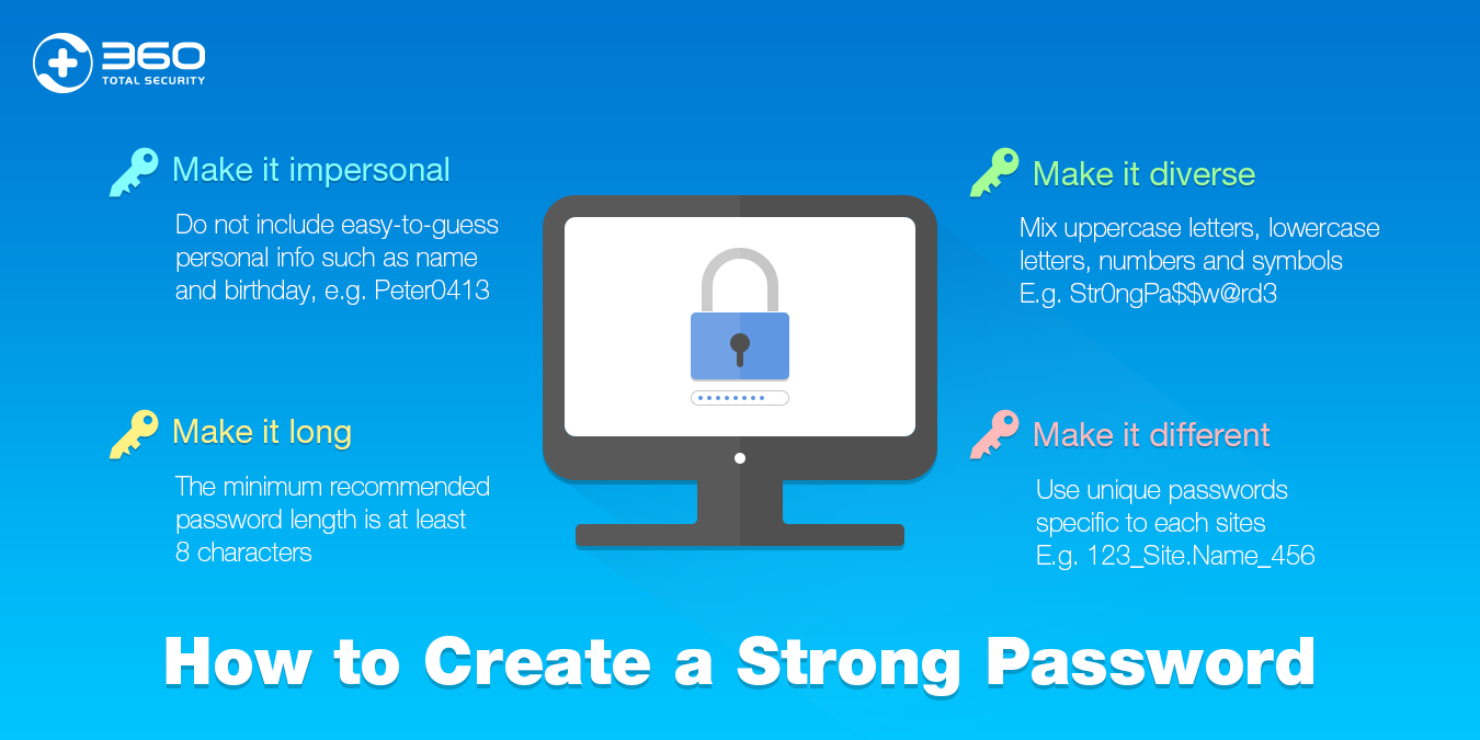 How to make a good password How to make a good password