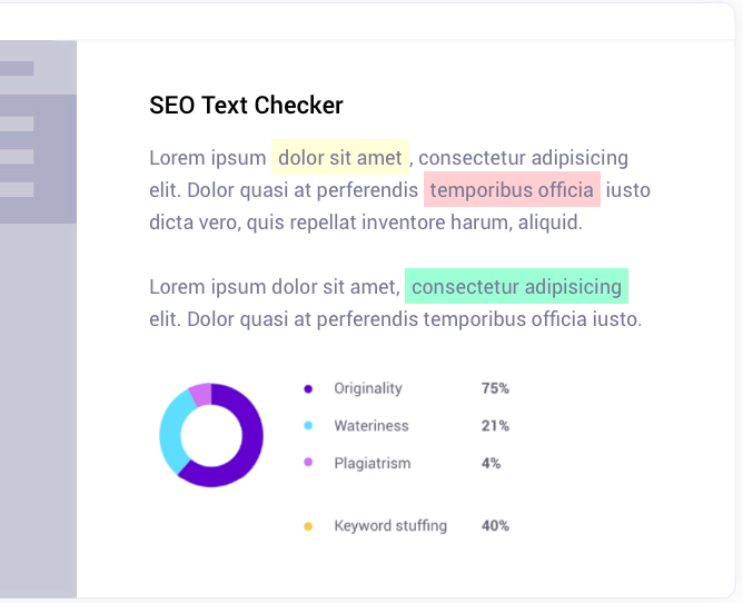 SEO text checker