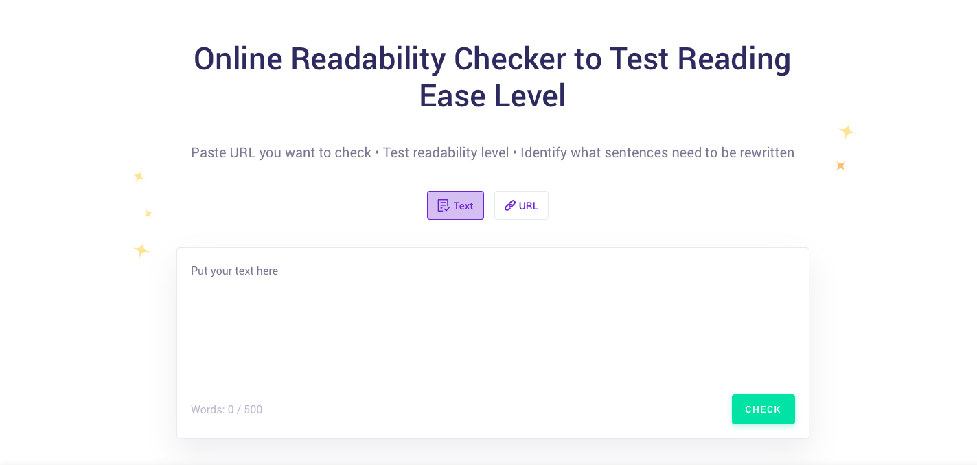 SEO readability checker