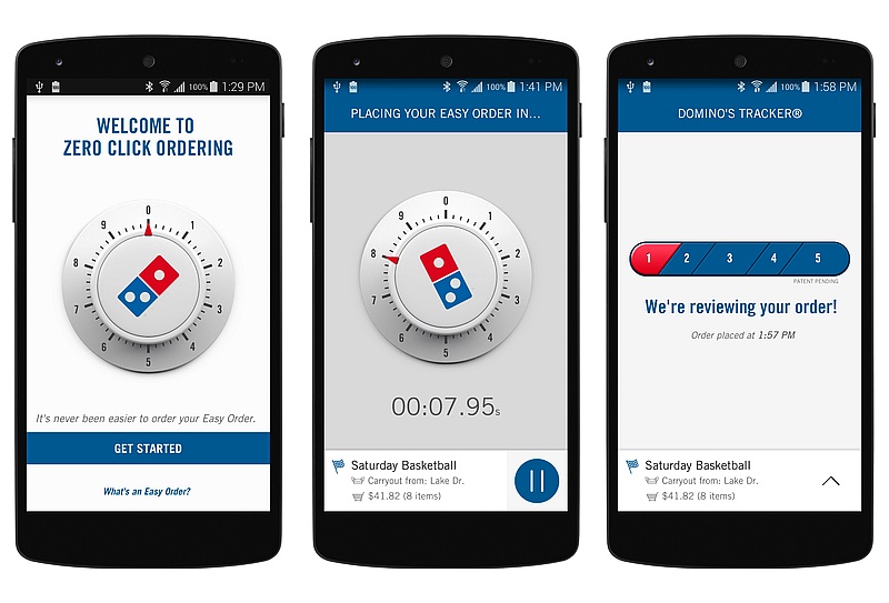 Dominos pizza app