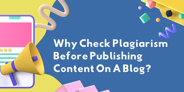 Why Check Plagiarism Before Publishing Content On A Blog?
