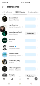 Unfollowing On Instagram