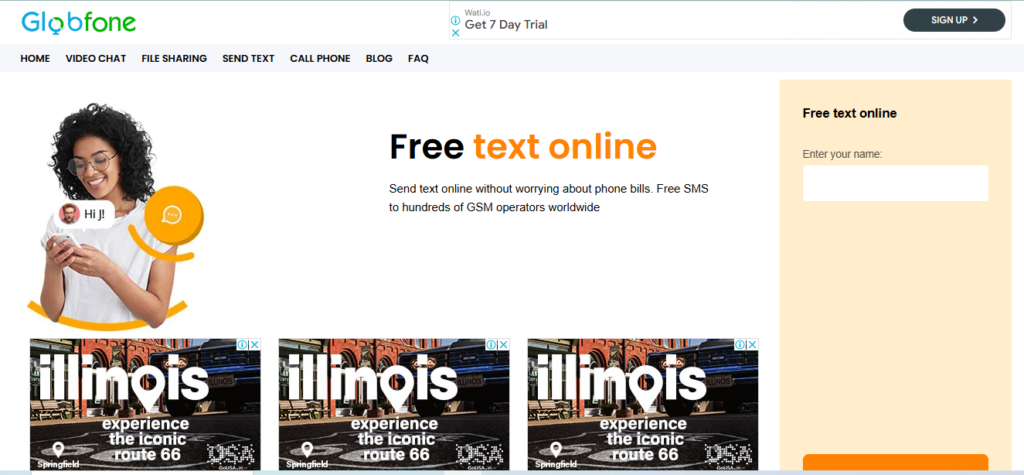 Globfone Free SMS