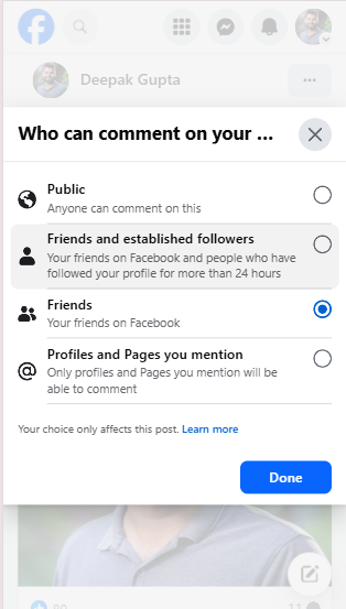 Using The Facebook Mobile App