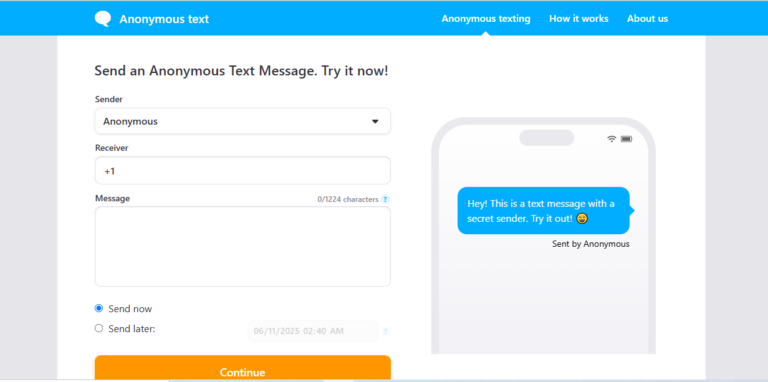 Top 10 Sites to Send Anonymous Text Messages Free in 2025 - Veloce