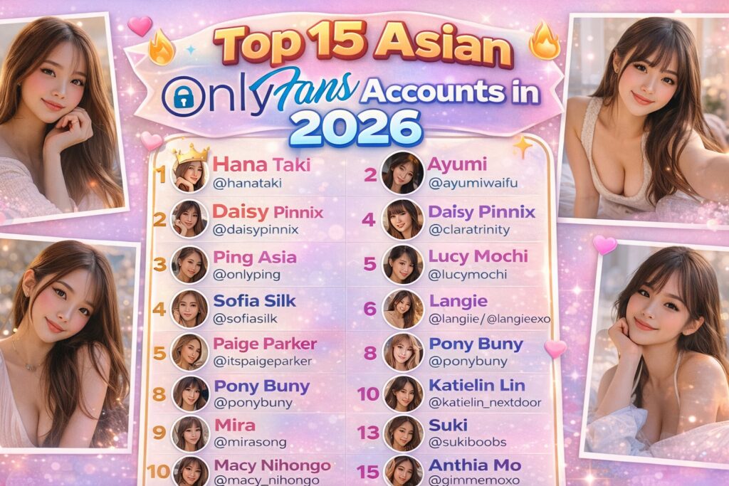 Top 15 Asian OnlyFans accounts 2026 - Veloce