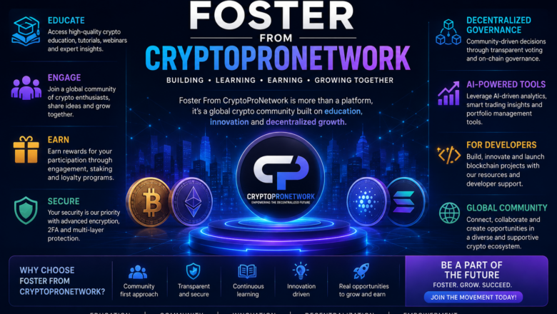 Foster From CryptoProNetwork: Building the Future of Decentralized Communities