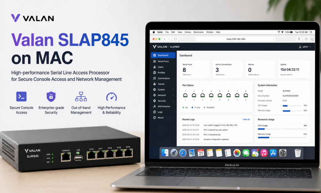 Valan SLAP845 on MAC