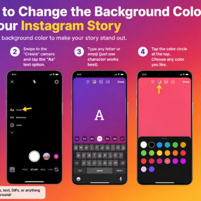 How to Change the Background Color on Your Instagram Story
