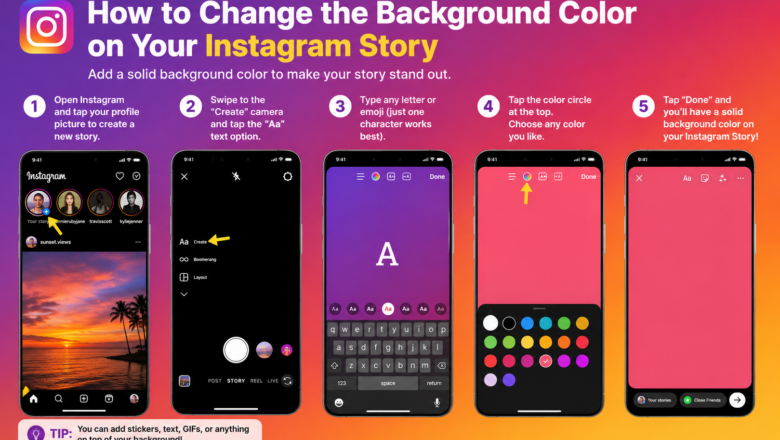 How to Change the Background Color on Your Instagram Story