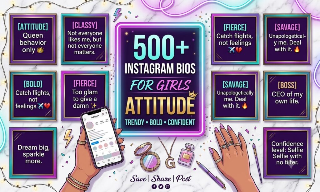 Instagram Bio for Girl Attitude