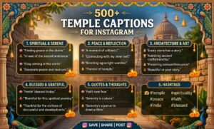 500+ Temple Captions for Instagram