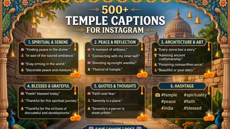 500+ Temple Captions for Instagram