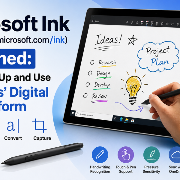 Microsoft Ink (https //www.microsoft.com /ink) Explained: How to Set Up and Use Windows’ Digital Pen Platform