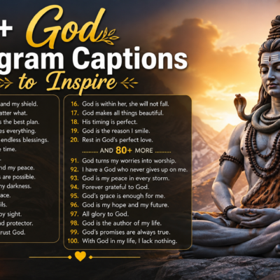 100+ God Instagram Captions to Inspire