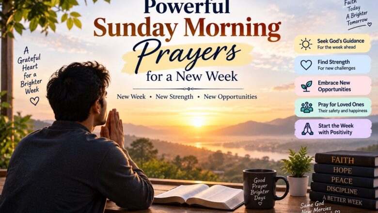 Powerful Sunday Morning Prayers for a New Week 